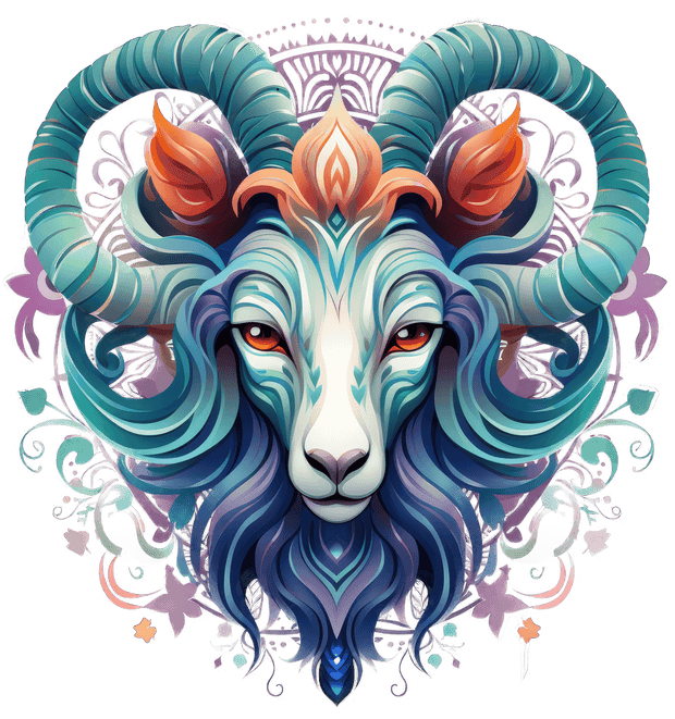 CAPRICORN Goat Zodiac DTF (direct-to-film) Transfer