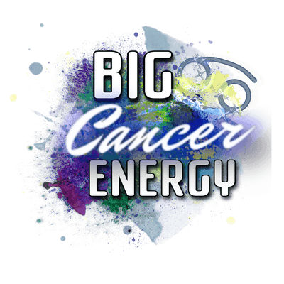 Cancer Big Energy Color Drip DTF (direct-to-film) Transfer