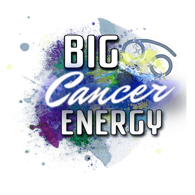 Cancer Big Energy Color Drip DTF (direct-to-film) Transfer