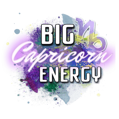Capricorn Color Drops Energy DTF (direct-to-film) Transfer