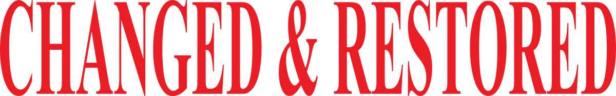 Changed and Restored Red Font DTF (direct-to-film) Transfer – Twisted ...