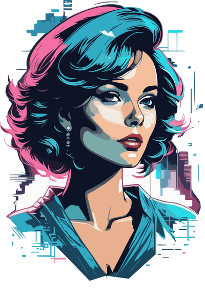 Classy Woman Color Drip DTF (direct-to-film) Transfer