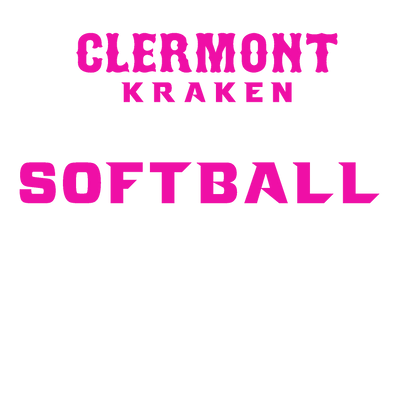 Clermont Kraken Softball DTF (direct-to-film) Transfer