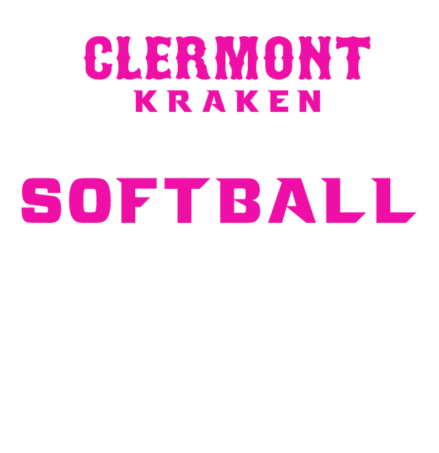 Clermont Kraken Softball DTF (direct-to-film) Transfer