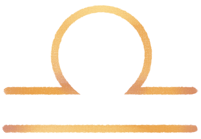 ClipArt Yellow Zodiacs Libra Symbols DTF (direct-to-film) Transfer