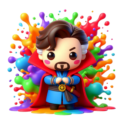 Color Drip Doctor Strange DTF (direct-to-film) Transfer