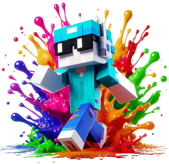 Color Drip Minecraft in Shades DTF (direct-to-film) Transfer – Twisted ...