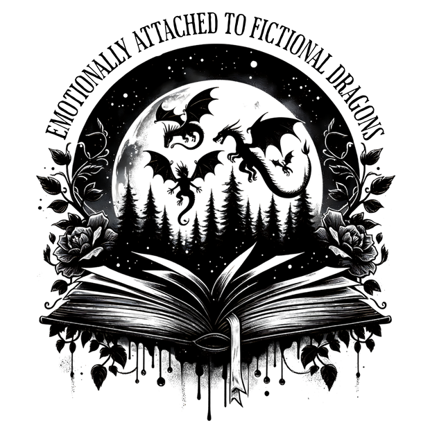 Color Drip Pages Emotionally Attached DTF (direct-to-film) Transfer