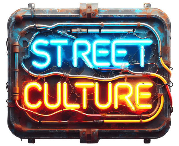 Color Drip Street Culture Neon Sign DTF (direct-to-film) Transfer