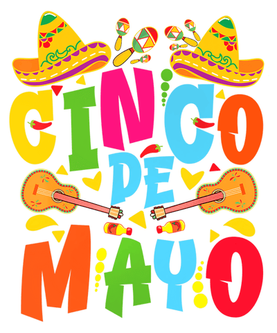 Colorful Cinco De Mayo DTF (direct-to-film) Transfer
