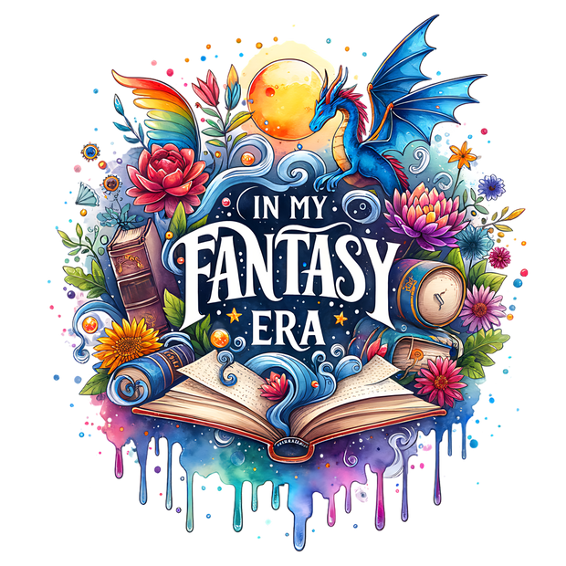 Colorful Drip In my Fantasy DTF (direct-to-film) Transfer