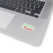 Christmas Die Cut Stickers- Buy 25 or More and Get 60% Off Automatically at Checkout!  Mix and Match!