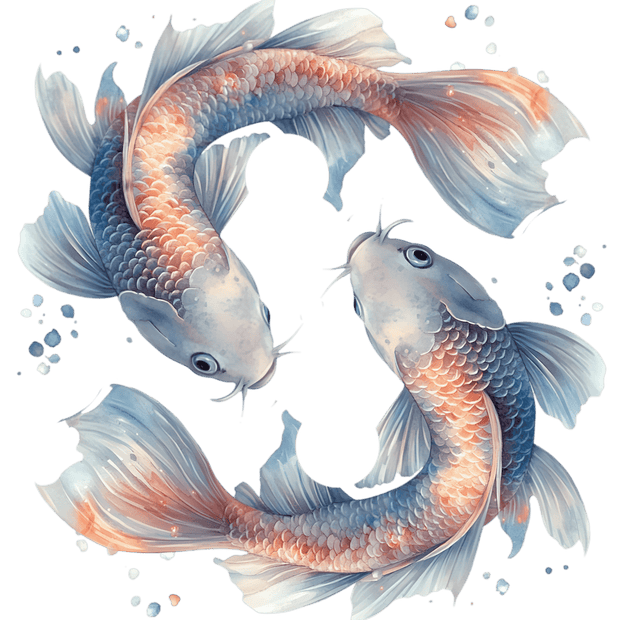 Coral Fish Pisces DTF (direct-to-film) Transfer