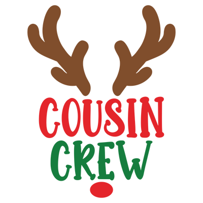 Cousin Crew Christmas Direct to Film DTF Transfer - Twisted Image Transfers