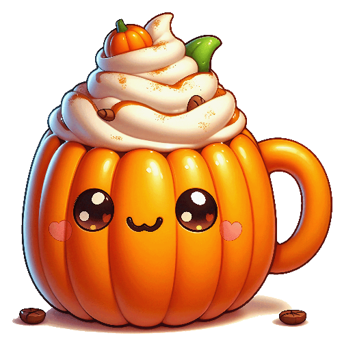 Cute Pumpkin Drink Halloween DTF (direct-to-film) Transfer