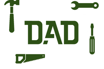 Dad Puzzle White and Army Green DTF (direct-to-film) Transfer