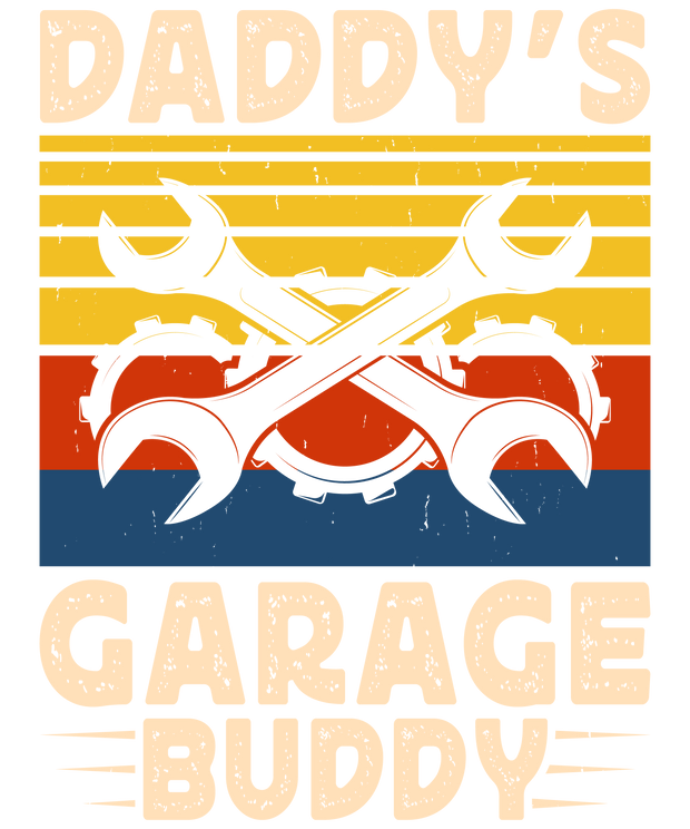 Daddy's Garage Buddy & Wrenches DTF (direct-to-film) Transfer