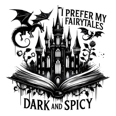 Dark & Spicy Dragons Flying DTF (direct-to-film) Transfer