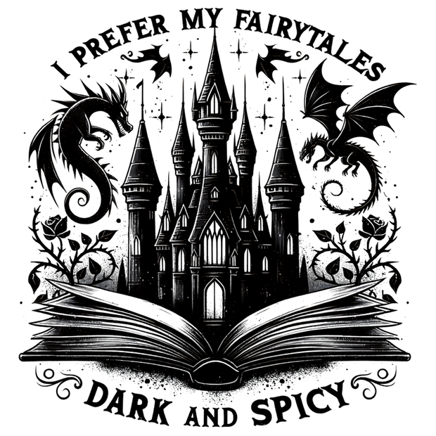 Dark and Spicy Fairytales DTF (direct-to-film) Transfer