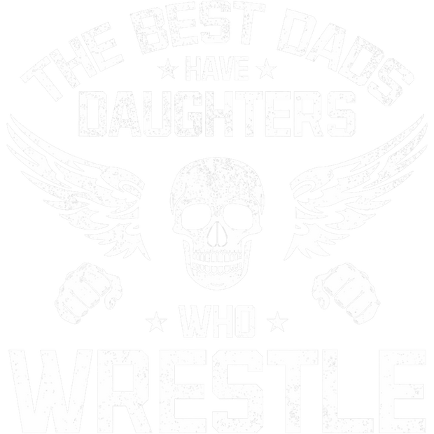 Daughters Who Wrestle Skull with Wings DTF (direct-to-film) Transfer