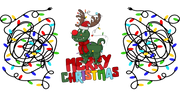 Dinosaurs Funny Merry Christmas-animal Christmas-Cartoon Christmas-Christmas Tree-Snowman Christmas 16oz UV DTF Libby Cup Wrap