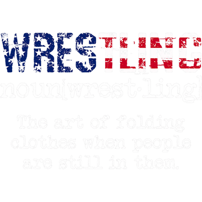 Distressed Font Wrestling Noun DTF (direct-to-film) Transfer