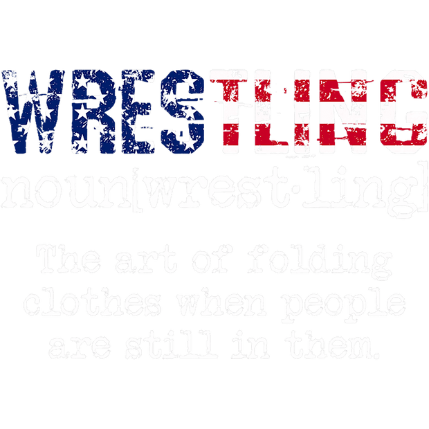 Distressed Font Wrestling Noun DTF (direct-to-film) Transfer