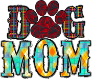 Dog Mom With Plaid And Argyle - Twisted Image Transfers