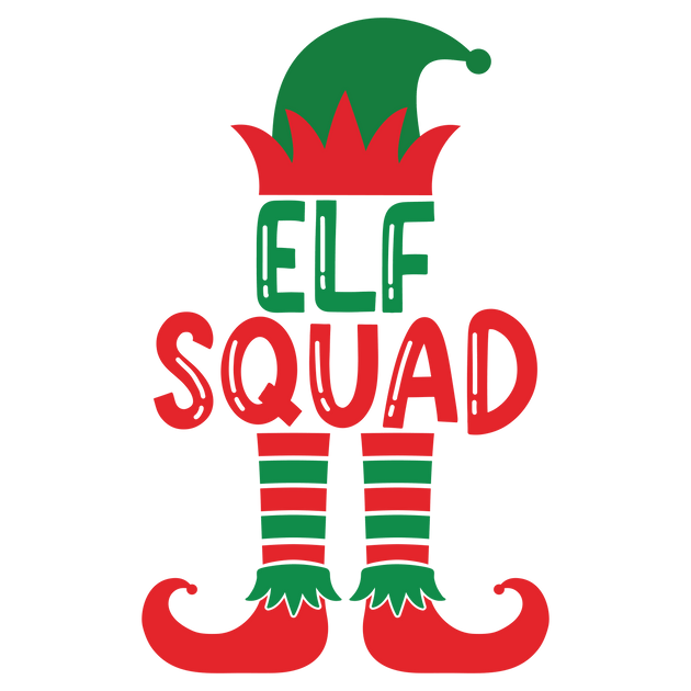 Elf Squad DTF (direct-to-film) Transfer – Twisted Image Transfers