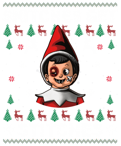 Elf Stitches and Reindeer Ugly Sweater DTF (direct-to-film) Transfer