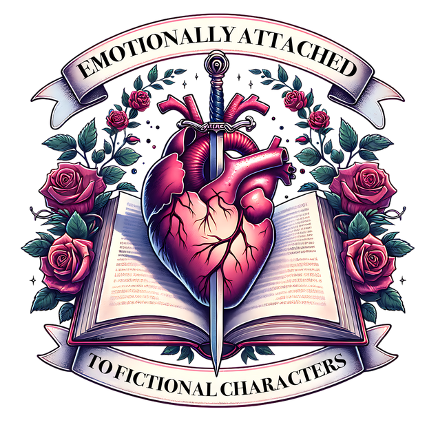 Emotionally Attached Knife in Heart DTF (direct-to-film) Transfer