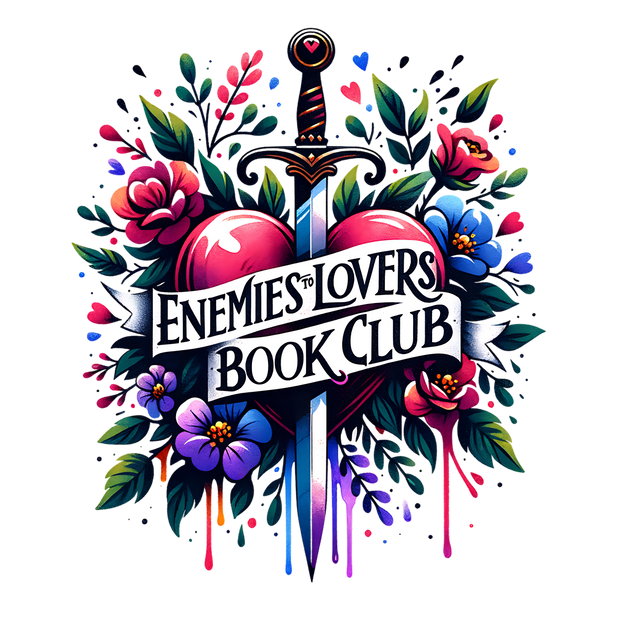 Enemies to Lovers Color Drip Flowers DTF (direct-to-film) Transfer