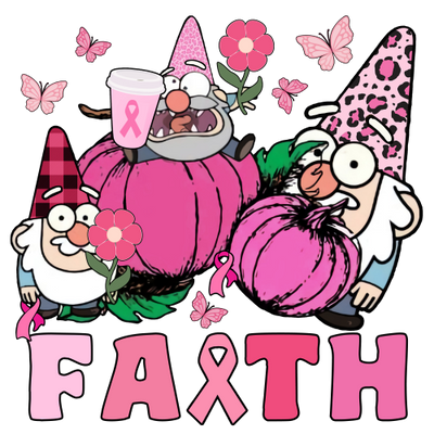 Faith Gnomes DTF (direct-to-film) Transfer