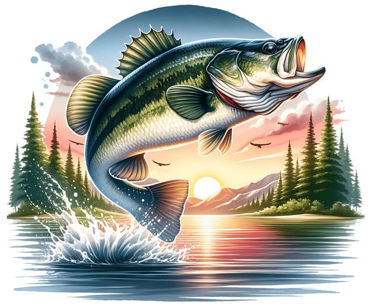 Fish Birds & Sunset DTF (direct-to-film) Transfer – Twisted Image Transfers