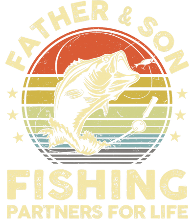 Fishing Partner for Life DTF (direct-to-film) Transfer