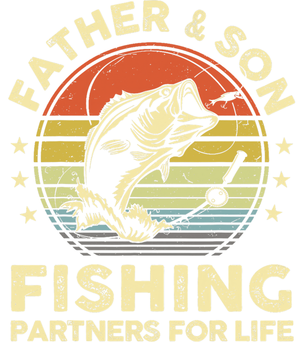 Fishing Partner for Life DTF (direct-to-film) Transfer