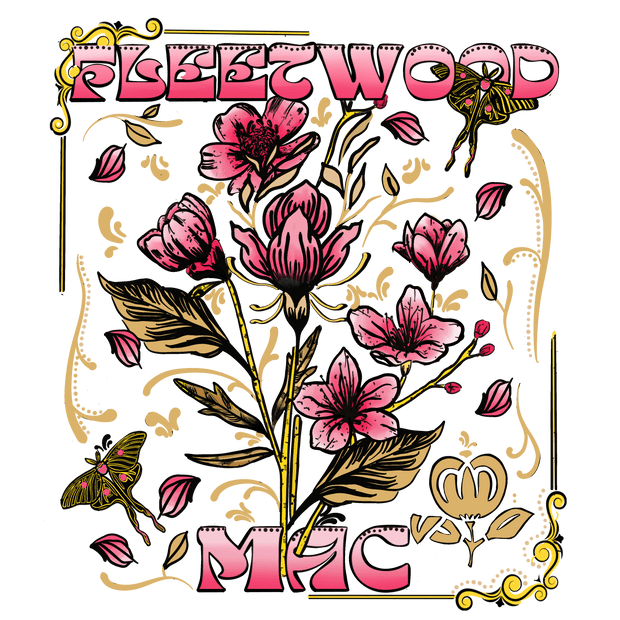 Fleewood Mac (rose) - Twisted Image Transfers
