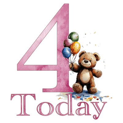 Four Today Transparent BG DTF (direct-to-film) Transfer