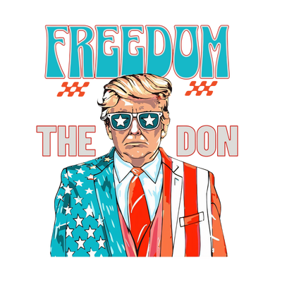 Freedom the Dom Flag Suit DTF (direct-to-film) Transfer