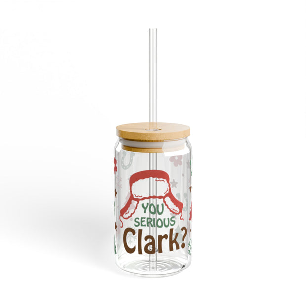 You Serious Clark Christmas 16oz UV DTF Libby Cup Wrap