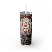 I Tried Christmas Reindeer & Sleighs 20 oz Skinny Tumbler Wrap