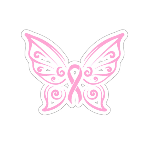 Breast Cancer Awareness Die Cut Stickers- Buy 25 or More and Get 60% Off Automatically at Checkout!