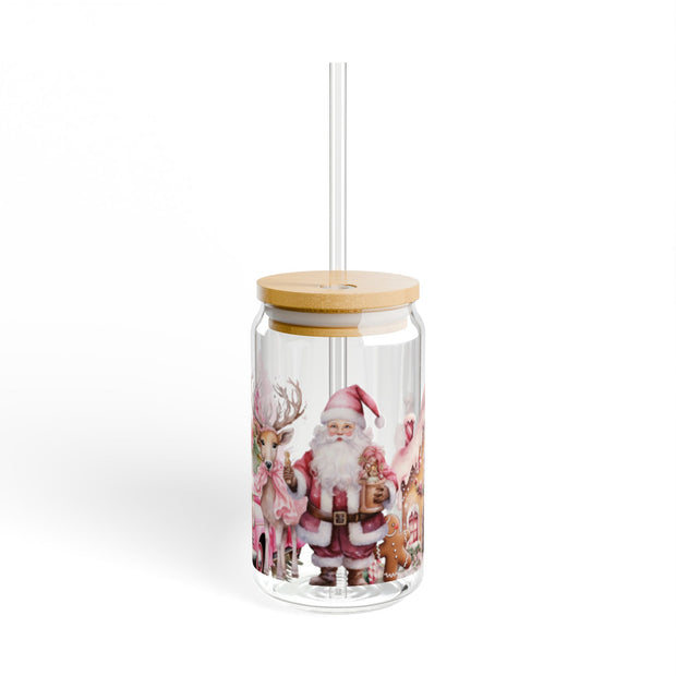 Santa claus reindeer Christmas-Snowman Christmas-animal Christmas-Cartoon Christmas16oz UV DTF Libby Cup Wrap