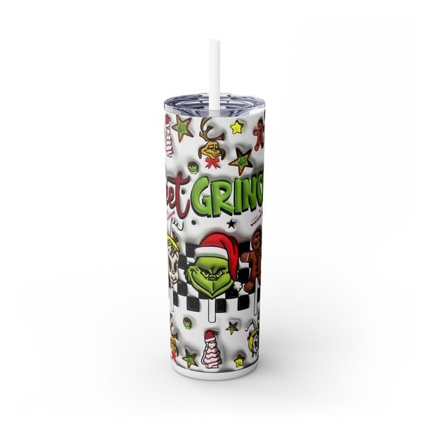 Sweet Christmas & G Man Squad 20 oz Skinny Tumbler Wrap