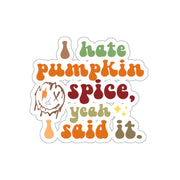 Fall & Halloween Die Cut Stickers- Buy 25 or More and Get 60% Off Automatically at Checkout!