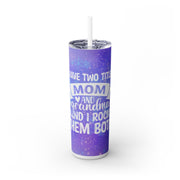 Two Titles UV DTF Wraps for 20 oz Skinny Tumbler