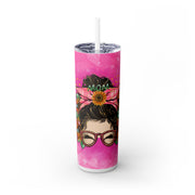 Sunflower Mother UV DTF Wraps for 20 oz Skinny Tumbler