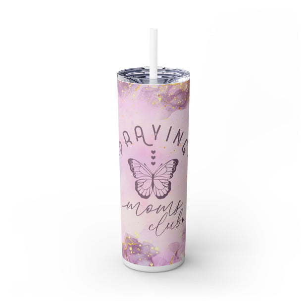 Praying Moms Club UV DTF Wraps for 20 oz Skinny Tumbler