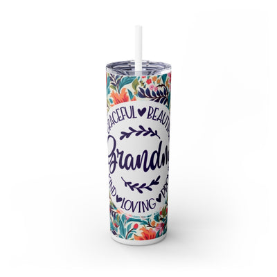 Grandma UV DTF Wraps for 20 oz Skinny Tumbler