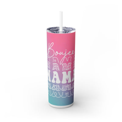 Boujee Mom UV DTF Wraps for 20 oz Skinny Tumbler